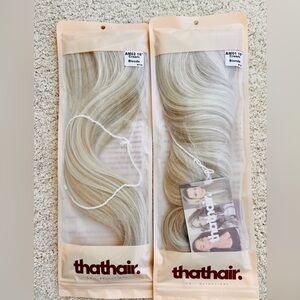 Cream Blonde Hair Extensions Halo
